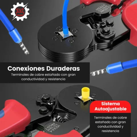 CRIMPMASTER™ Alicate de presión para crimpado preciso + 1200 piezas de regalo 🎁