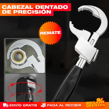 LLAVE DE PLOMERÍA AJUSTABLE + ENVÍO GRATIS 🎁