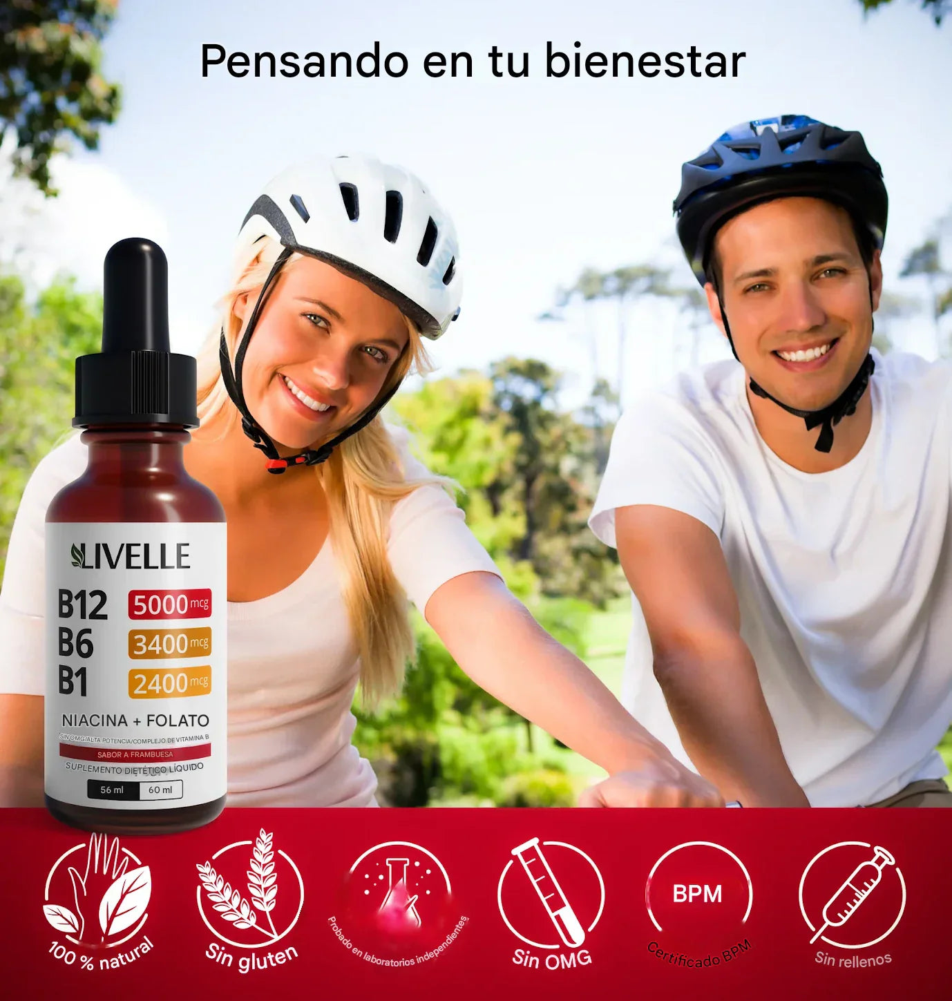 PROMO 2X1 SUPLEMENTO LÍQUIDO DE VITAMINA B12 + ENVÍO GRATIS 🎁