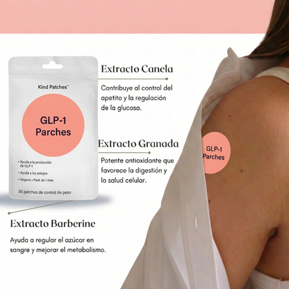 KIT PARCHES GLP-1  Recupera tu figura eliminando los antojos I COMPRA 1 Y LLEVA 1 GRATIS 🎁