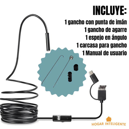 XPLORECAM™ Cámara Endoscópica + ENVÍO GRATIS 🎁