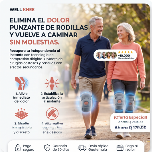 Rodillera Wellnee - Alivia el dolor de tus rodillas + ENVÍO GRATIS 🎁