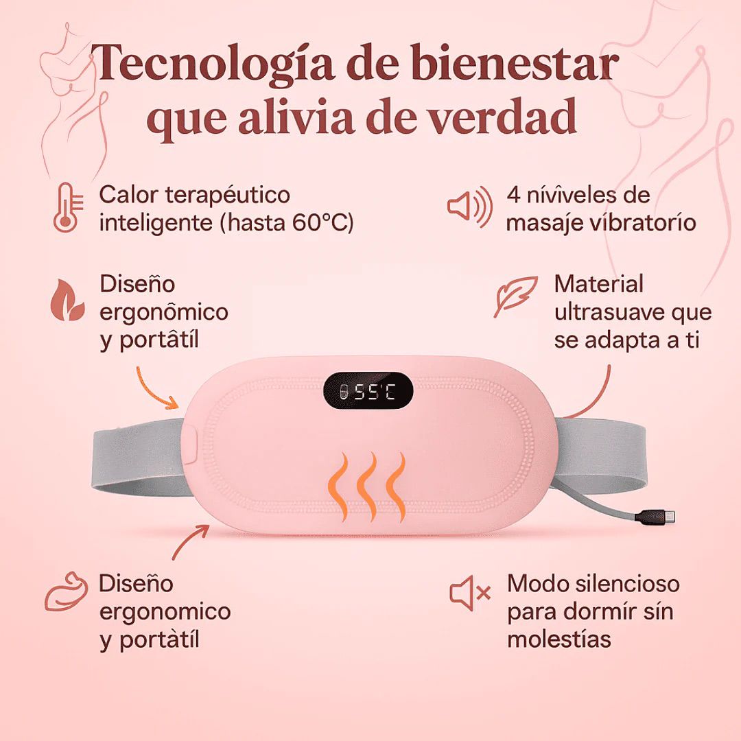 CALMFLOW™ - Cinturón térmico menstrual + Envío GRATIS 🌸