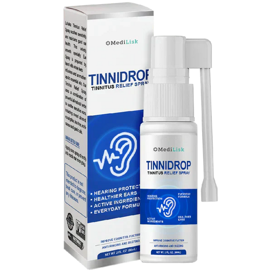 Tinnidrop® | Spray Limpiador de oídos + ENVÍO GRATIS 🎁