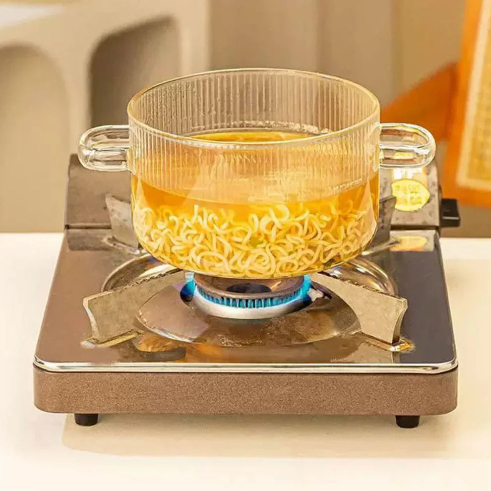 Olla De Vidrio Borosilicato 1.8L🍲 + ENVÍO GRATIS 🎁