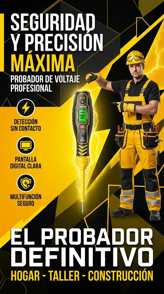 Detector Digital de Voltaje Inteligente PRO + ENVÍO GRATIS 🎁